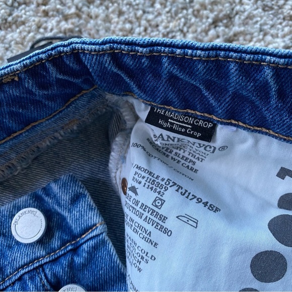 NWT Blank NYC THE MADISON CROP IN BIGGER & BETTER - Picture 6 of 6